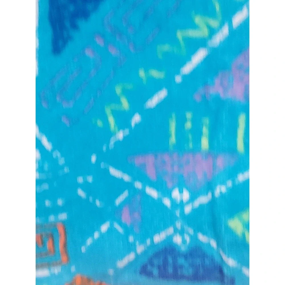 Crown & Ivy 36x72 Geo Cabana Print Multicolored Beach Towel NWT